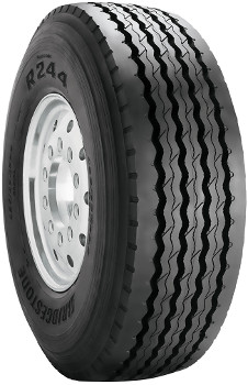 385/65R22.5 Bridgestone R244 Commercial Truck Tire (20 Ply)